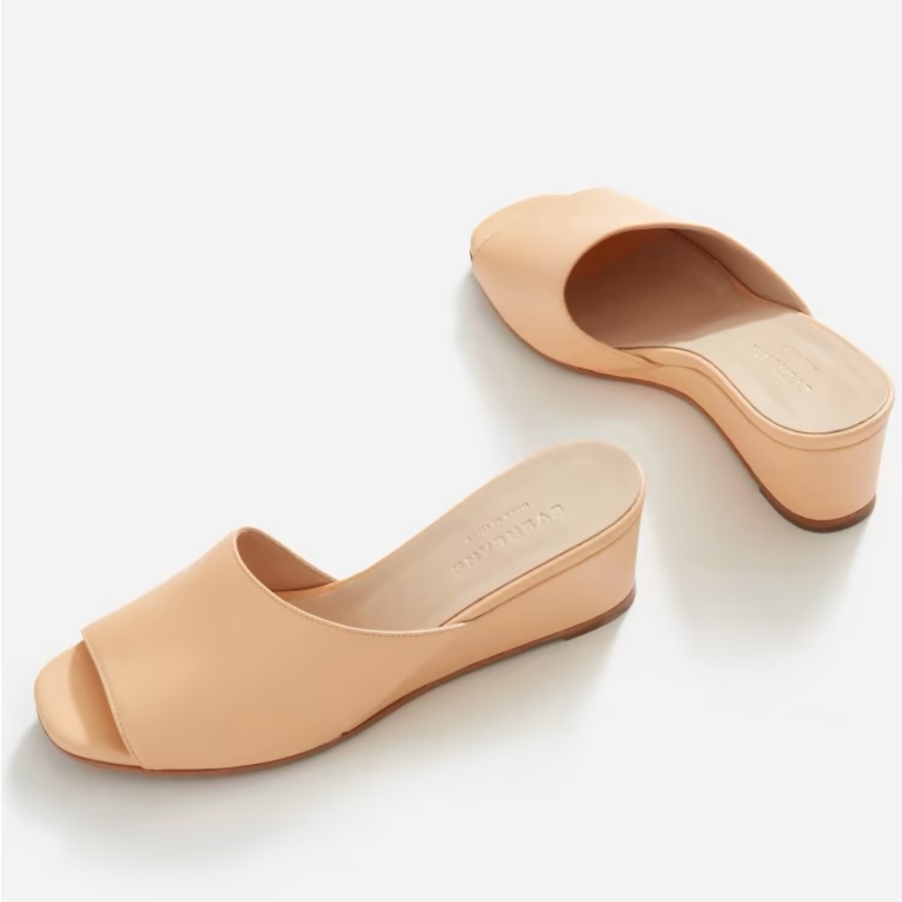 Everlane the wedge leather sandals size 9 1/2 (fits 8 1/2) - Picture 2 of 8